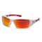 Pyramex Velar, Safety Glasses, Sky Red Mirror Lens, Red/White Frame SWR10455D - alternate 1